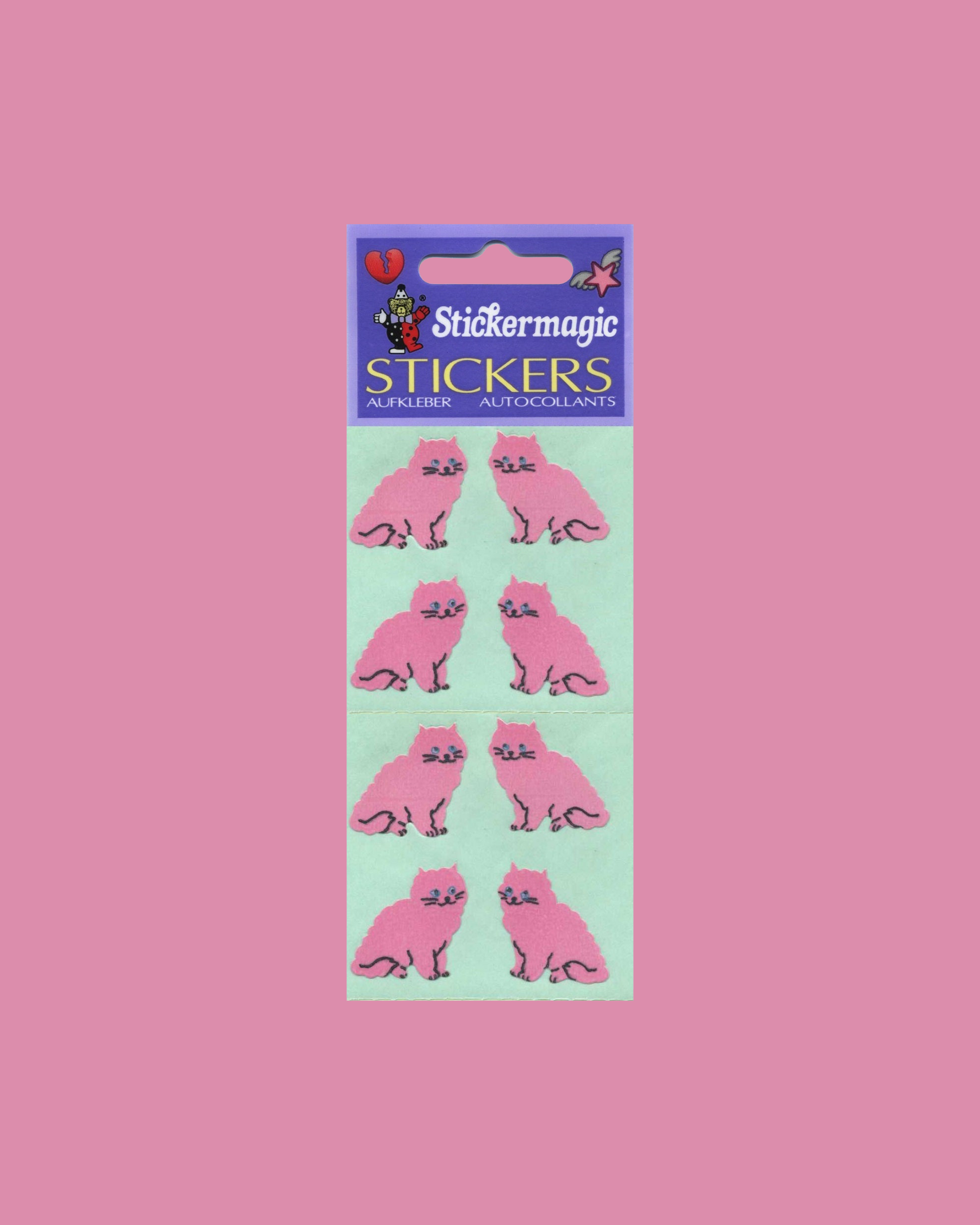 Sticker Magic Chats Rose 🐈