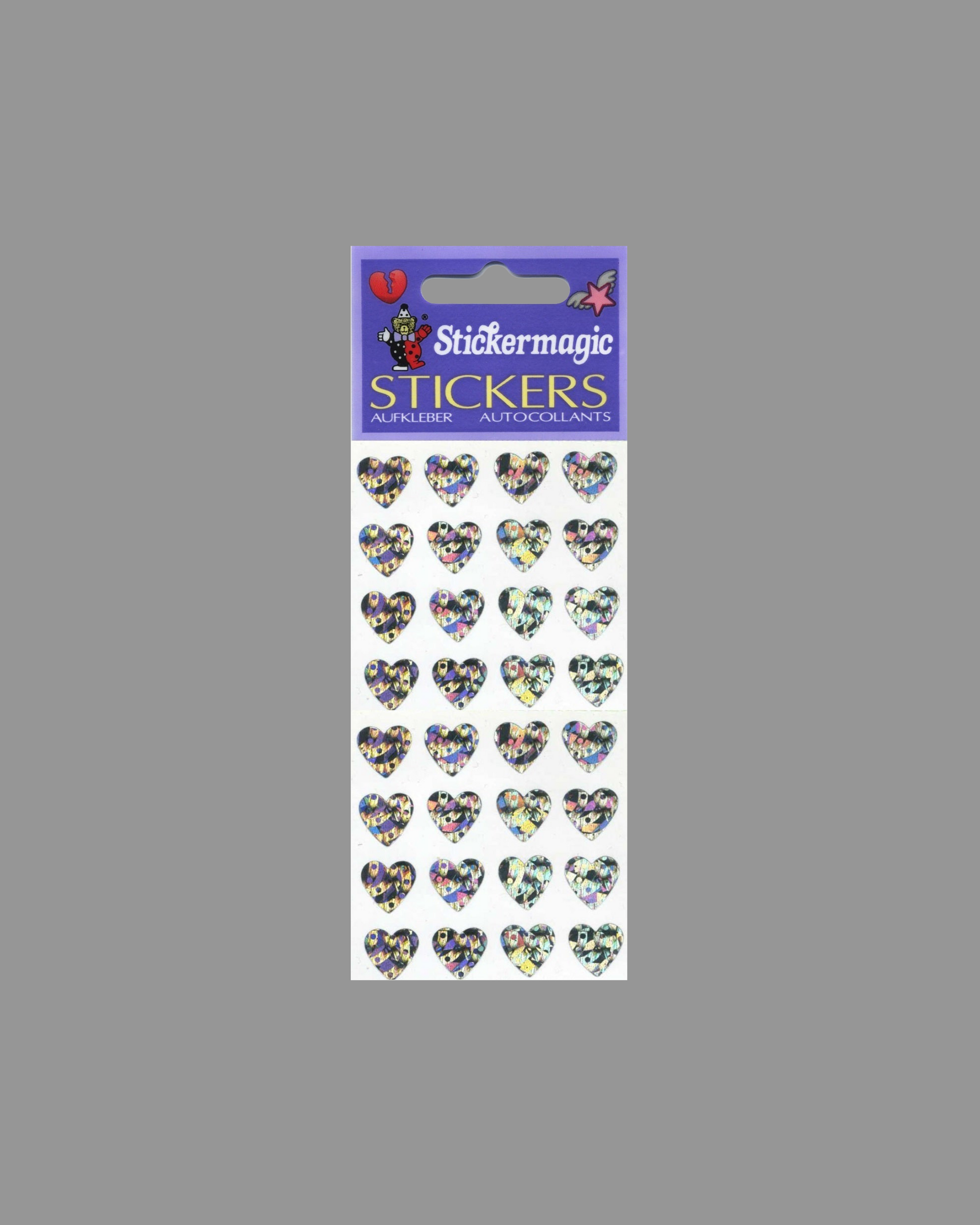 Sticker Magic Mini Coeurs Argent