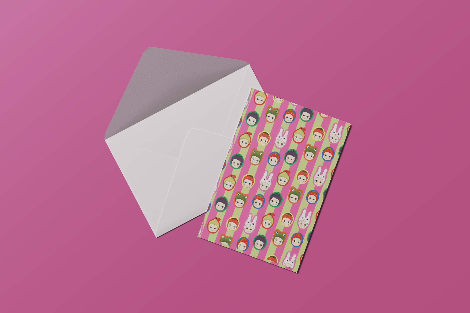 A6 baby card