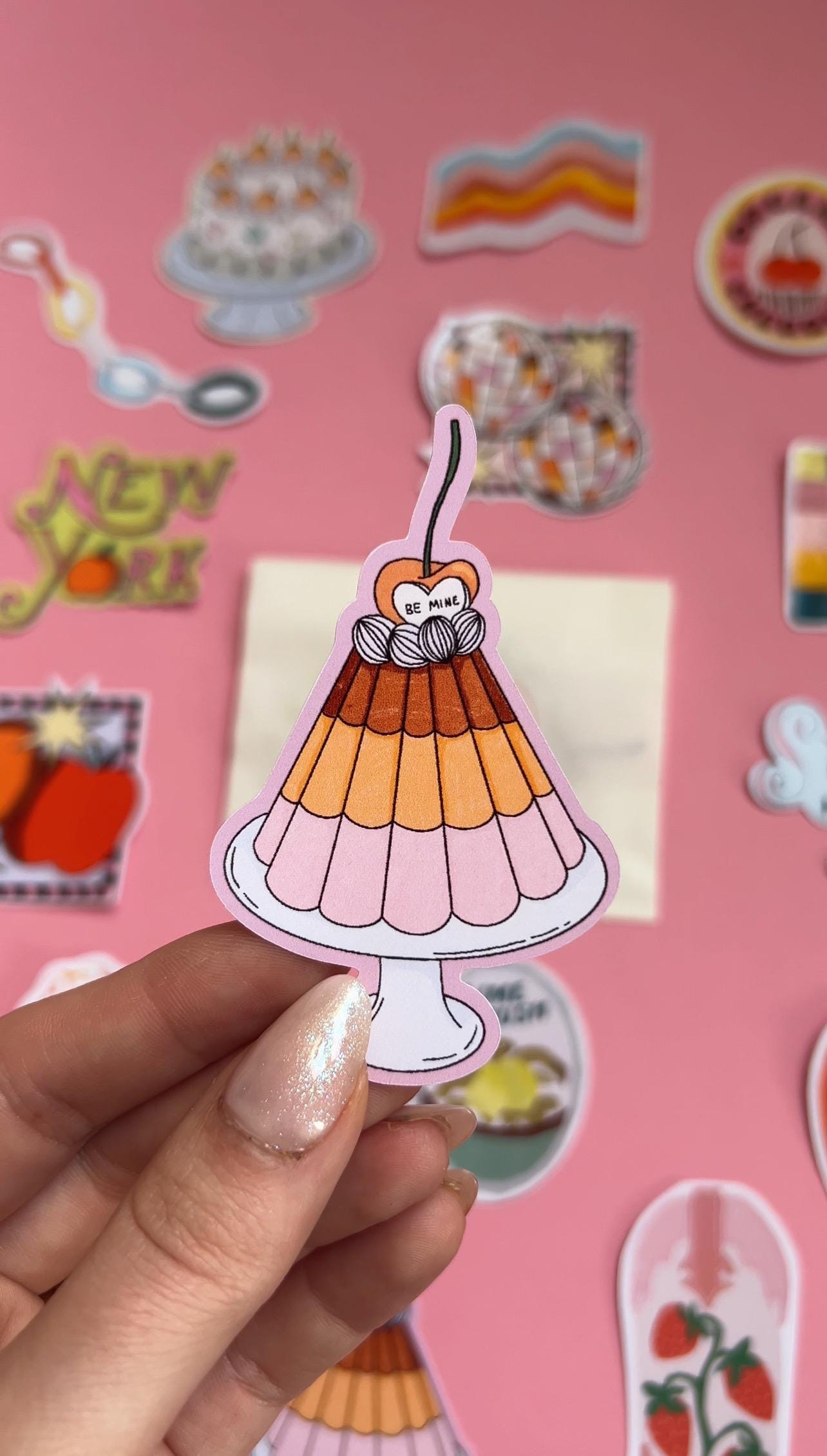 Mystery Sticker Pack - lot de 5 stickers aléatoire - Stickers, autocollants de journal, scrapbooking, junk journal, bullet journal, cute