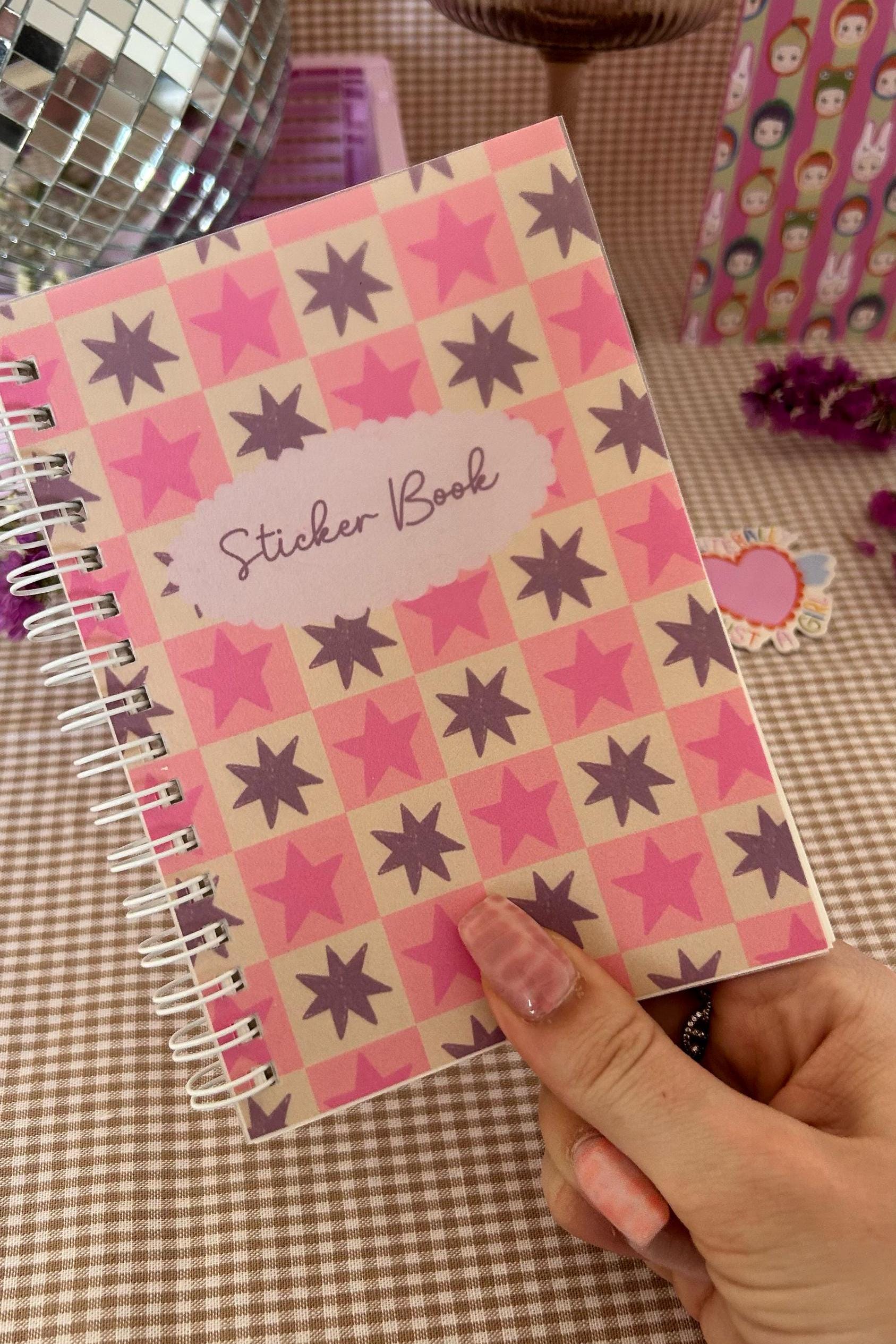 Sticker Book A6 - 50 pages - Pour ranger vos stickers - Autocollants de journal, scrapbooking, junk journal, bullet journal