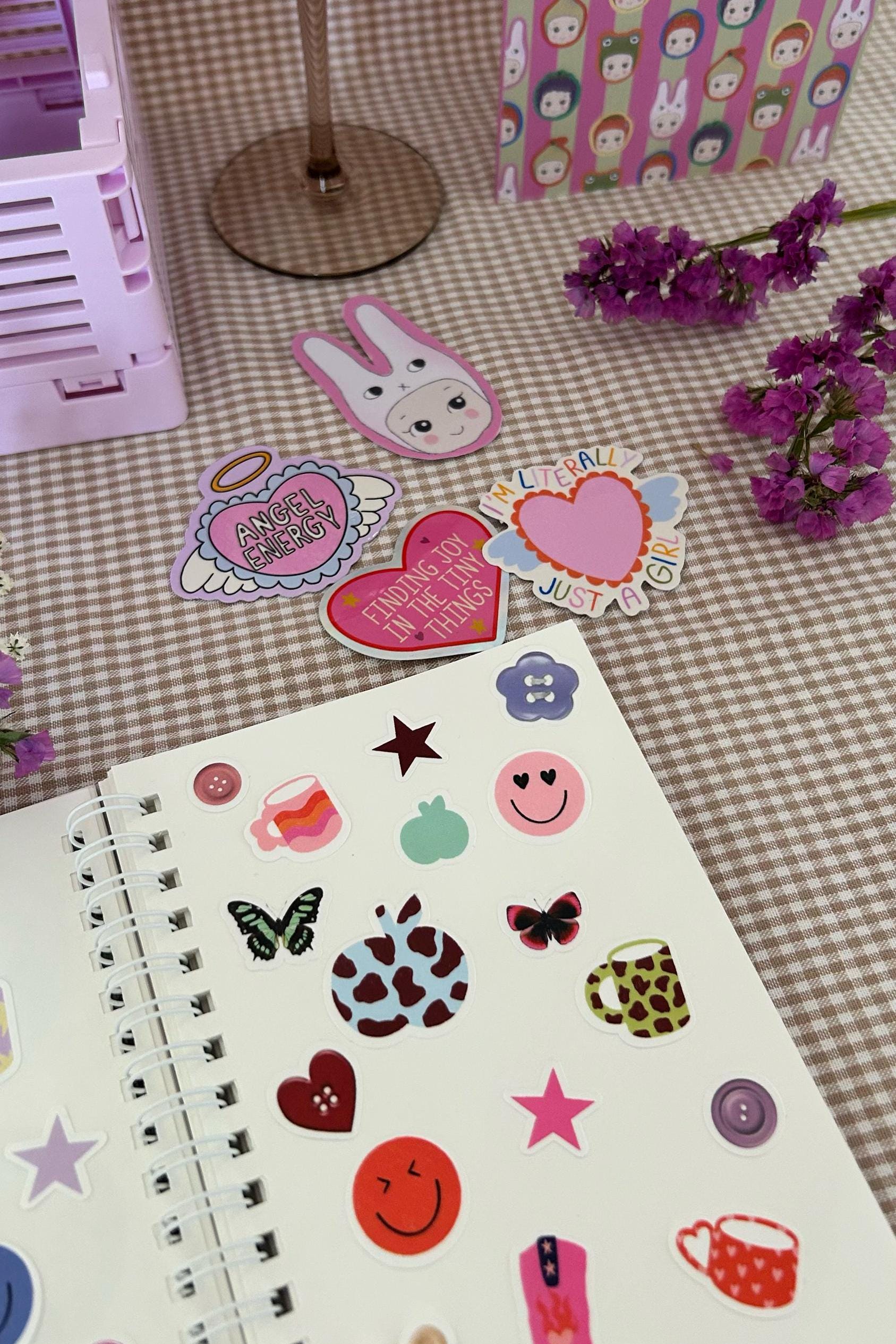 Sticker Book A6 - 50 pages - Pour ranger vos stickers - Autocollants de journal, scrapbooking, junk journal, bullet journal