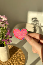 Sticker Holographique Tiny Things - Stickers, autocollants de journal, scrapbooking, junk journal, bullet journal - rose
