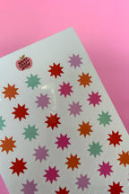 Feuille d'autocollants formes graphiques A6 - Autocollants de journal, scrapbooking, junk journal, bullet journal - stickers, cute