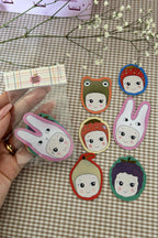 Pack de 6 stickers baby - Stickers, autocollants de journal, scrapbooking, junk journal, bullet journal