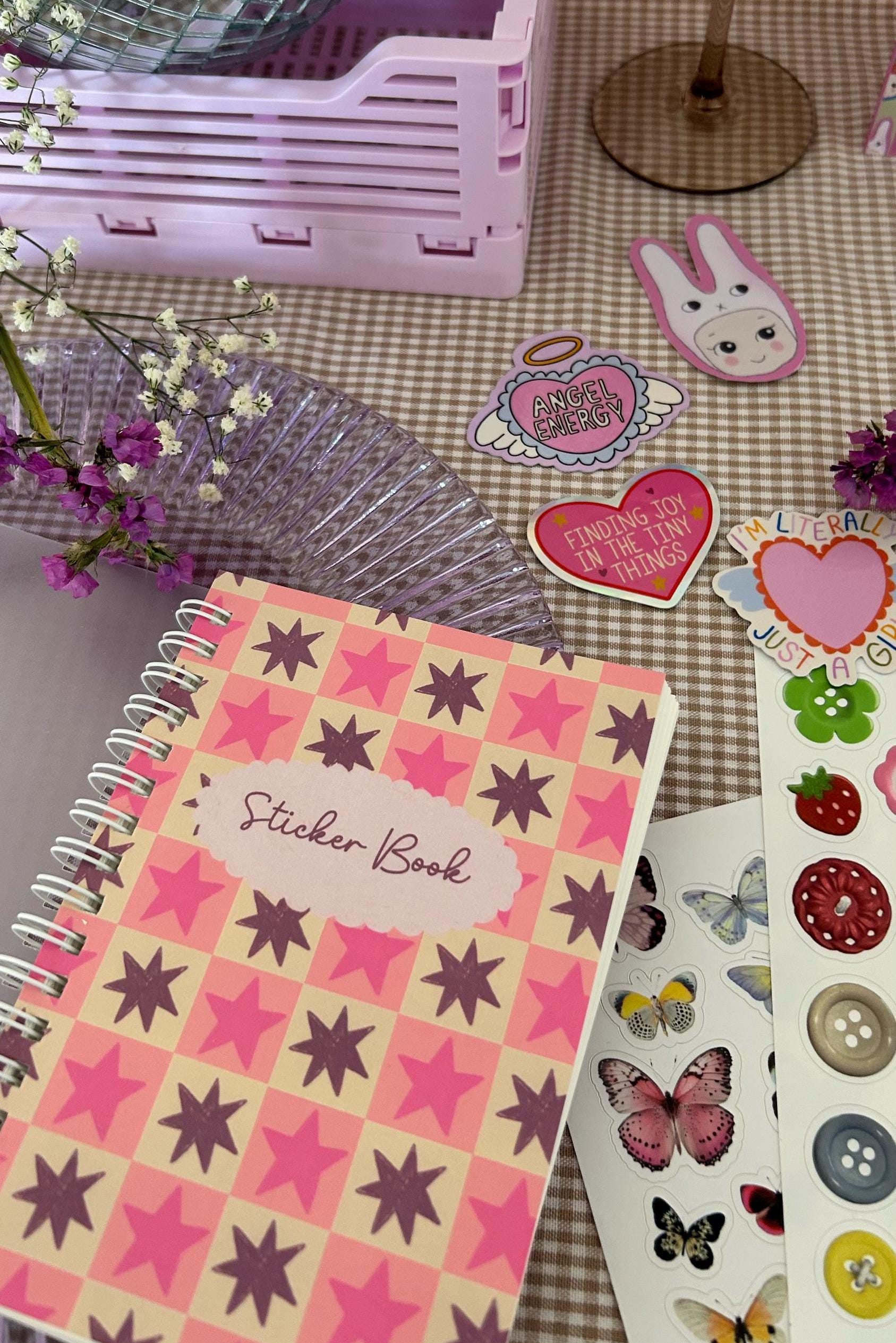 Sticker Book A6 - 50 pages - Pour ranger vos stickers - Autocollants de journal, scrapbooking, junk journal, bullet journal