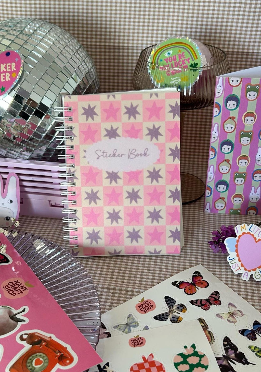 Sticker Book A6 - 50 pages - Pour ranger vos stickers - Autocollants de journal, scrapbooking, junk journal, bullet journal
