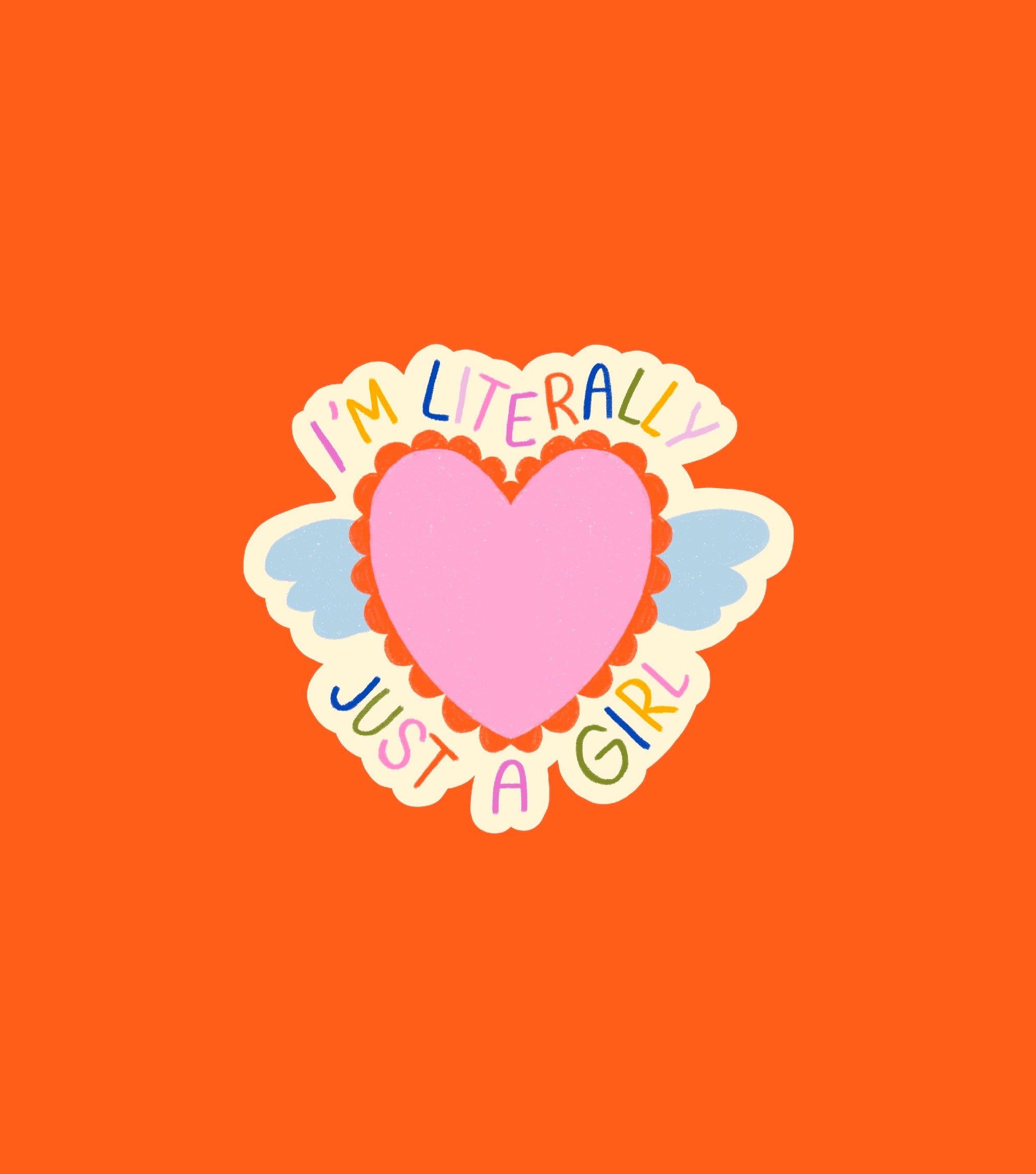 Sticker Angel Girl - Stickers, autocollants de journal, scrapbooking, junk journal, bullet journal - rose