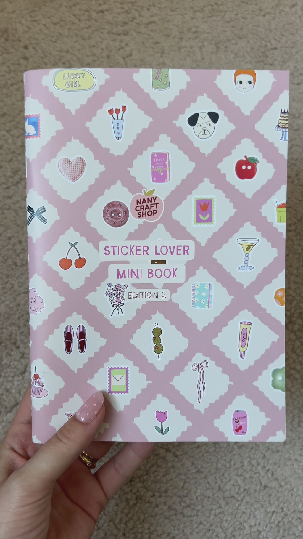 🍎 STICKER LOVER MINI BOOK edition 2 🍎carnet de + de 150 stickers A5