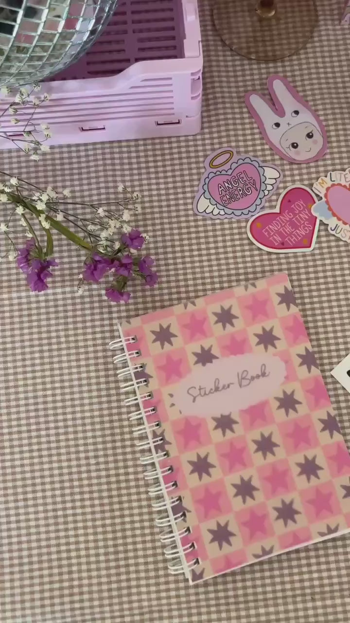 Sticker Book A6 - 50 pages - Pour ranger vos stickers - Autocollants de journal, scrapbooking, junk journal, bullet journal